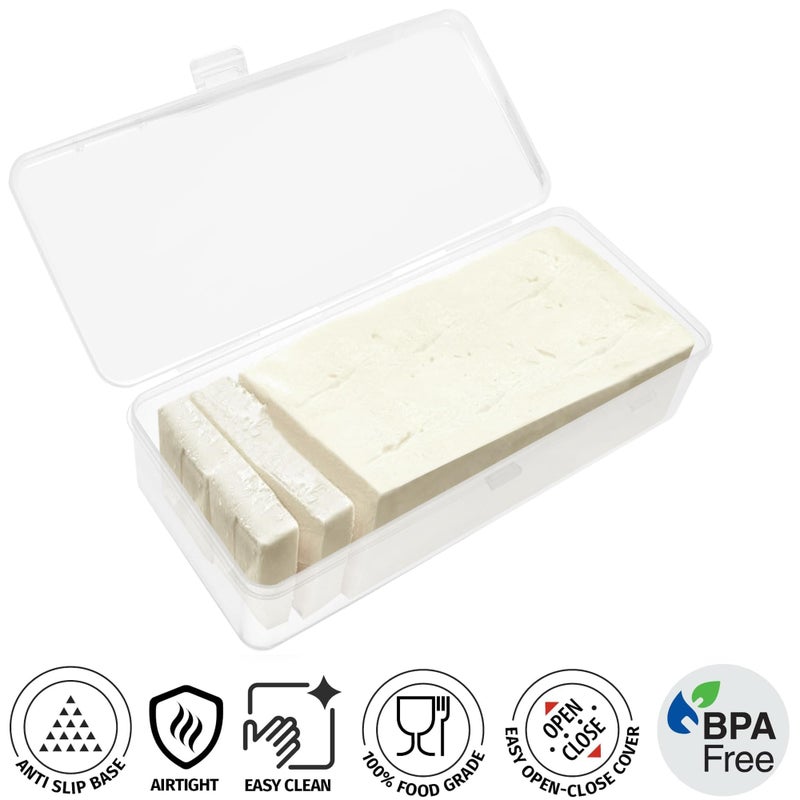 Home-X Cream Cheese Container - BPA Free Dairy, Butter and Cream Cheese Storage Container for Fridge - Airtight, Dishwasher Safe Cheese Keeper for Counter-top, Pantry and Outdoors - Image 4